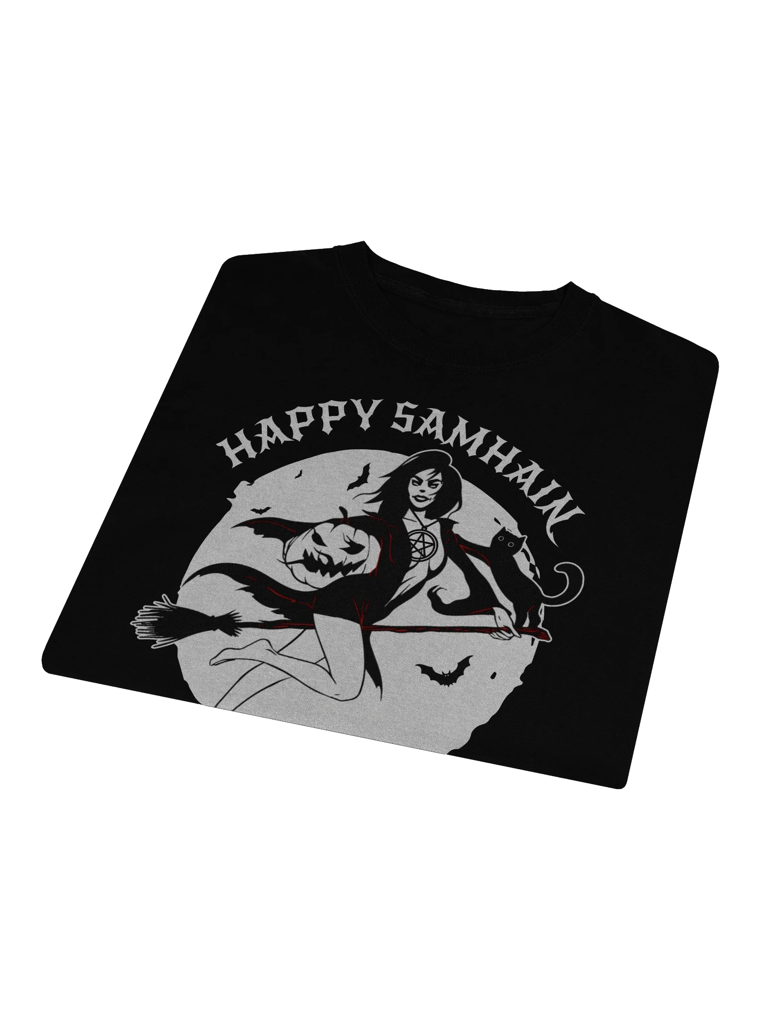 Happy Samhain - Sexy Witch Long Sleeve T-Shirt product image (3)