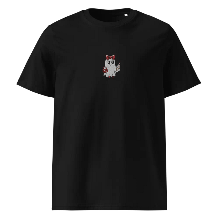 Stylish Ghost Embroidered Organic Cotton Regular Fit T-Shirt product image (1)