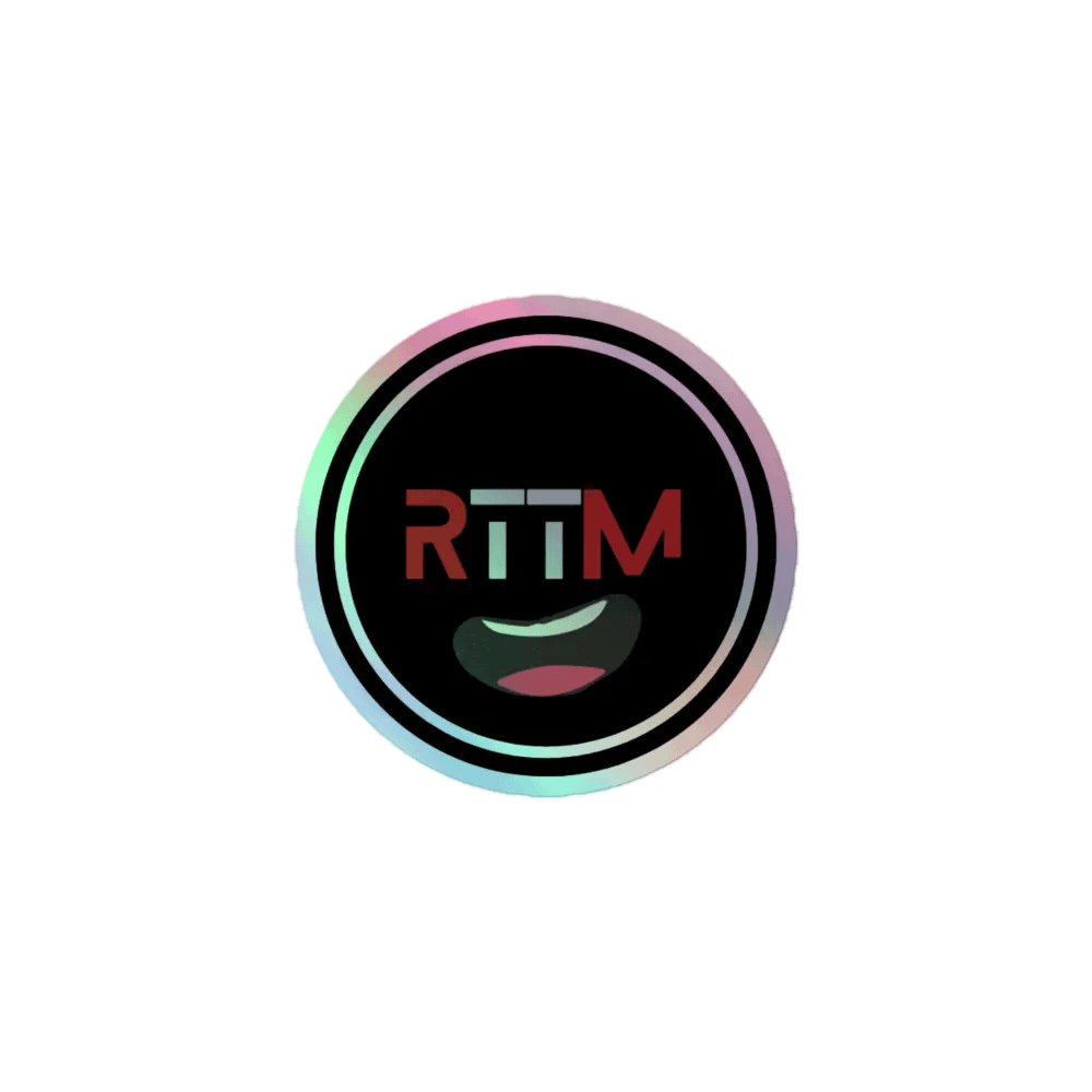 RTTM Face Holographic Stickers product image (1)