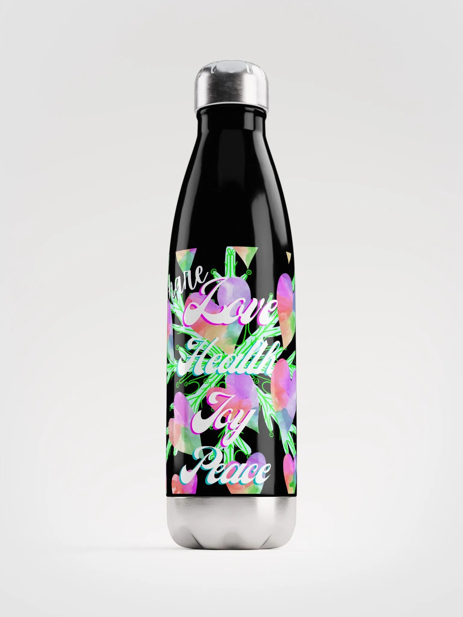 Share love health joy  waterbottle product image (1)