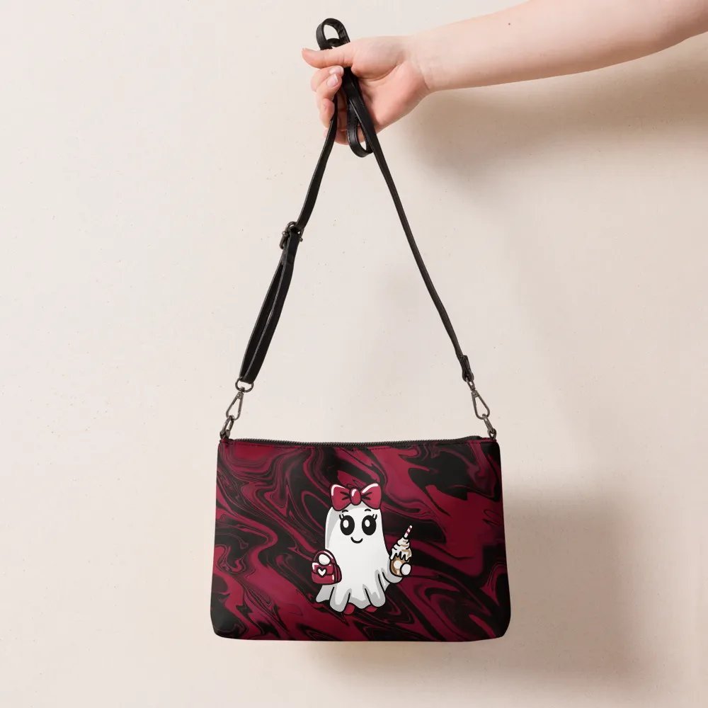 Stylish Ghost Flip-Sided Faux Leather Crossbody Bag product image (7)