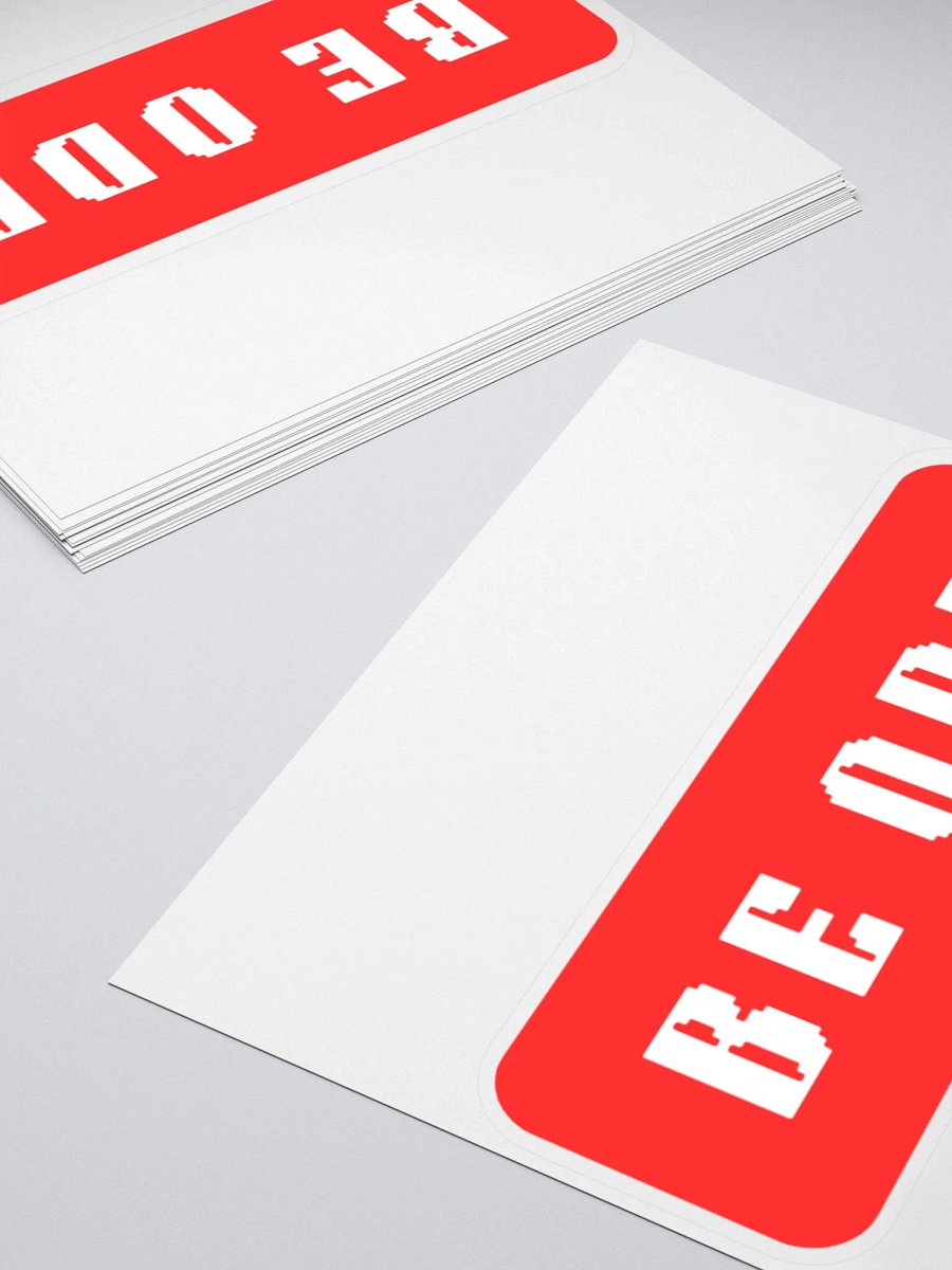 BE ODD 3x3 Sticker product image (4)