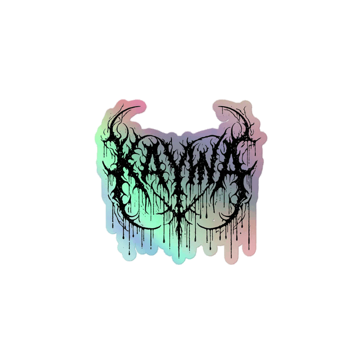 Font Holographic Sticker product image (1)