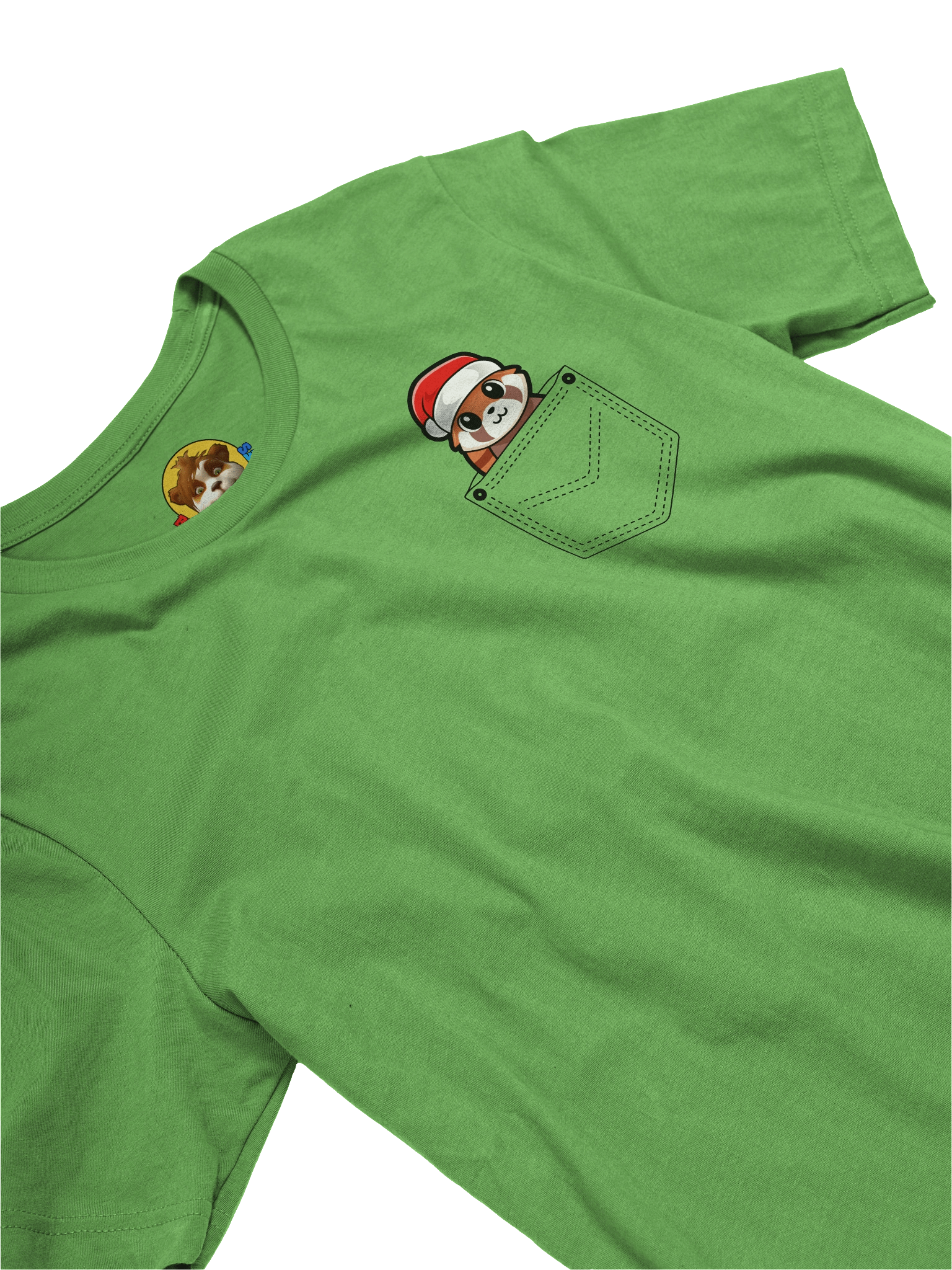 Pocket Santa Panda T-Shirt product image (30)