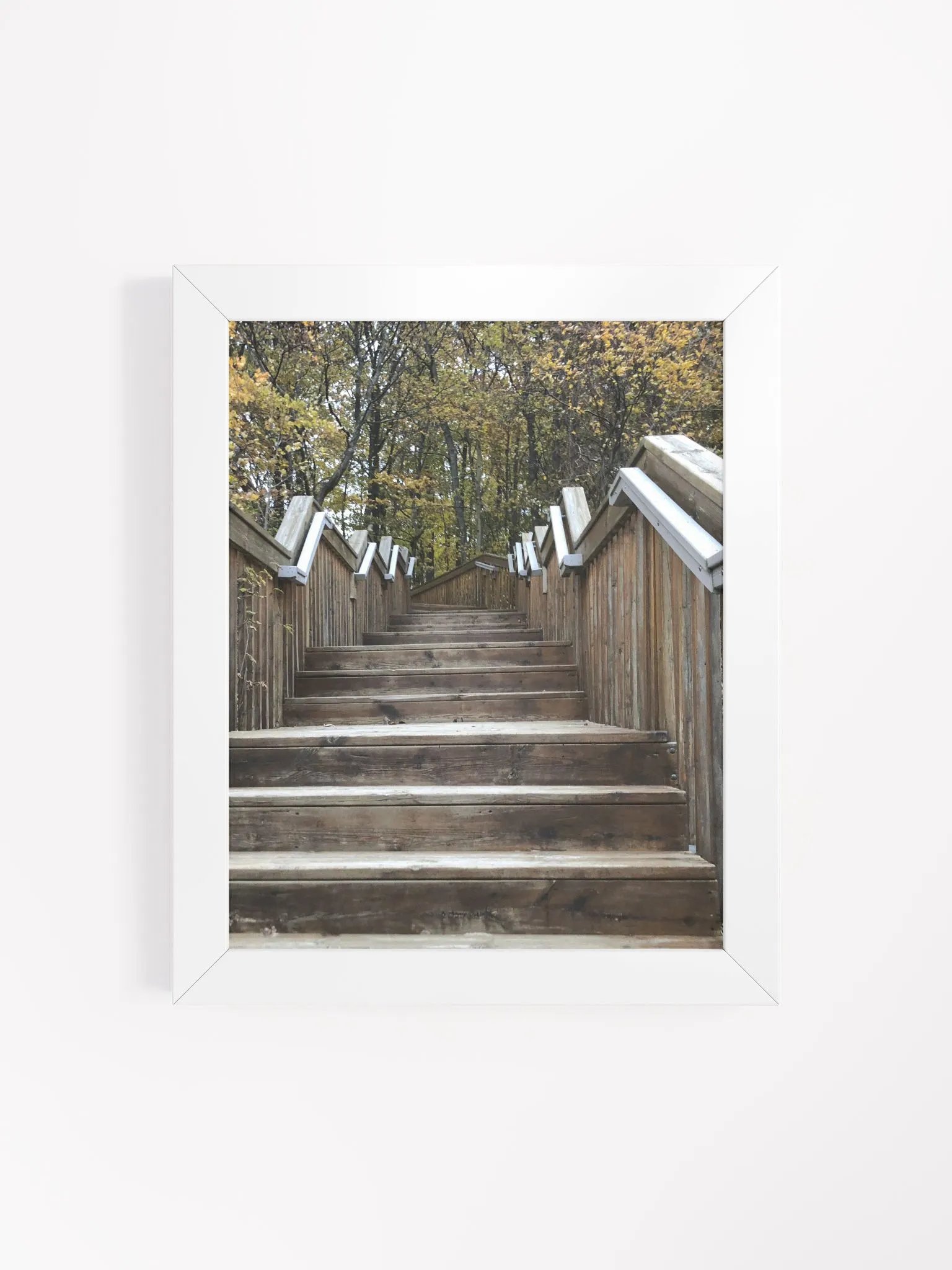 Wooden Stair Bridge High Quality Matte Poster product image (4)