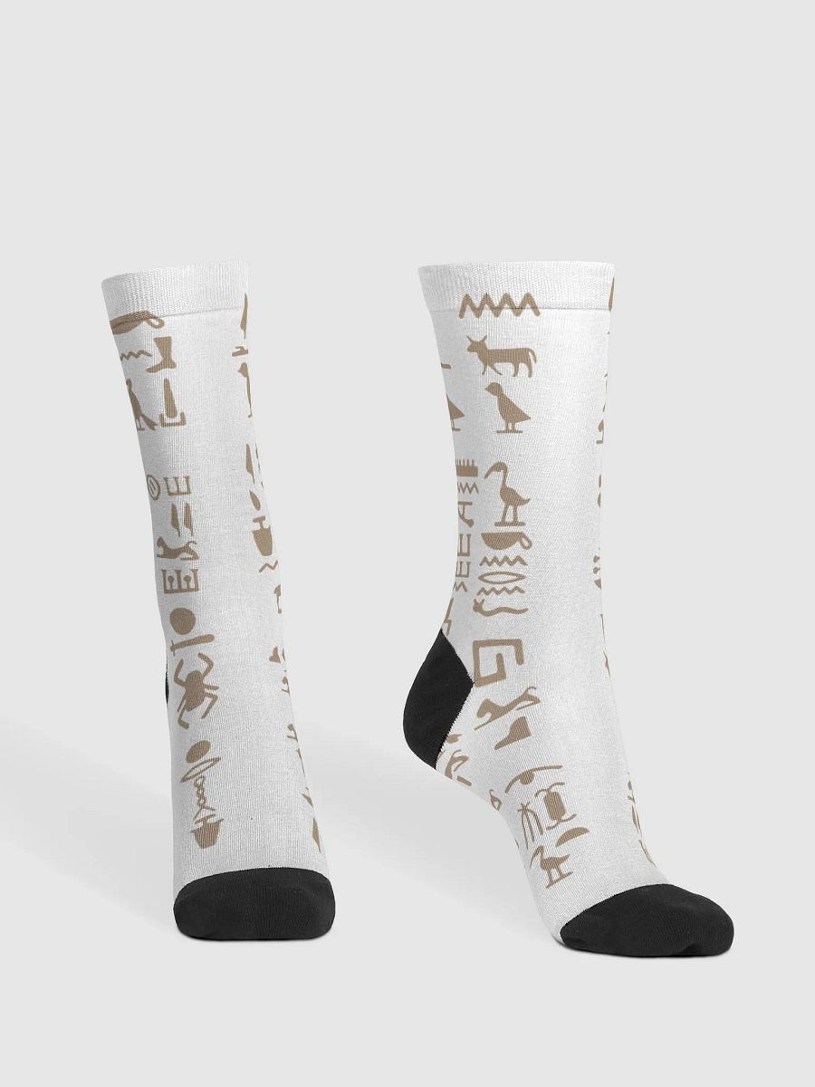 Isis Detail White Crew Socks product image (2)