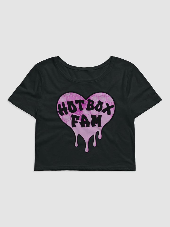 HOT BOX FAM PINK LOGO CROP TOP product image (1)