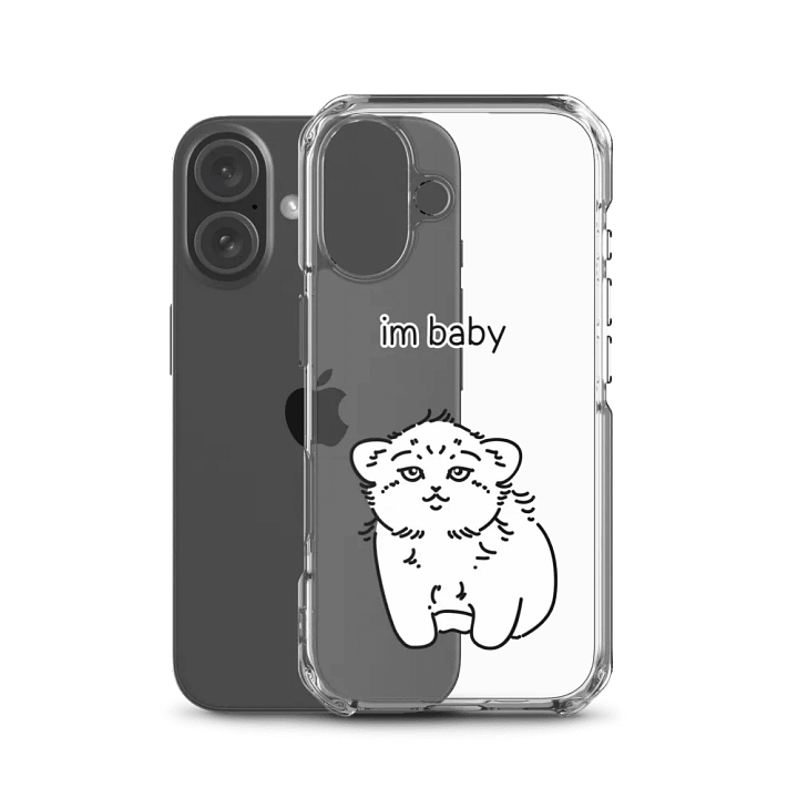 I'm Baby Manul - Clear iPhone Case product image (50)
