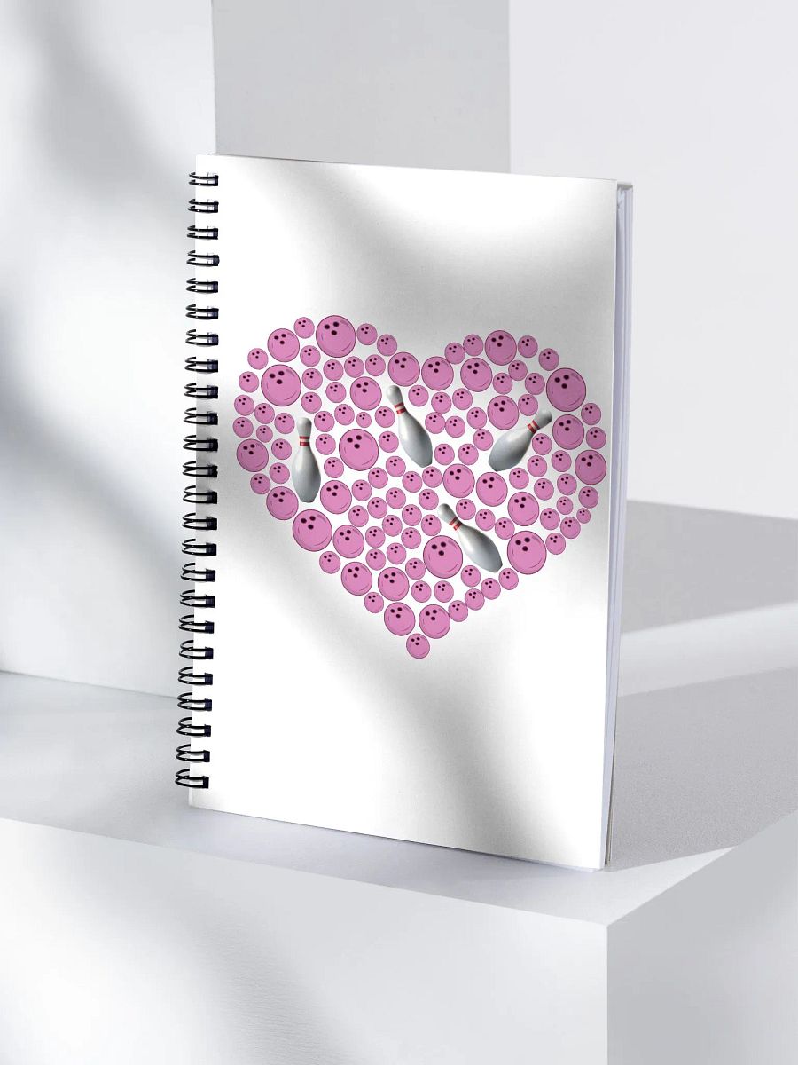 Heart Bowling Strikes Notebook product image (3)