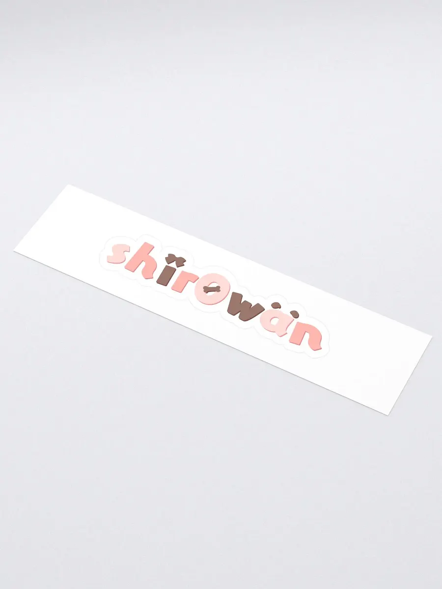 big ahh logo sticker product image (1)