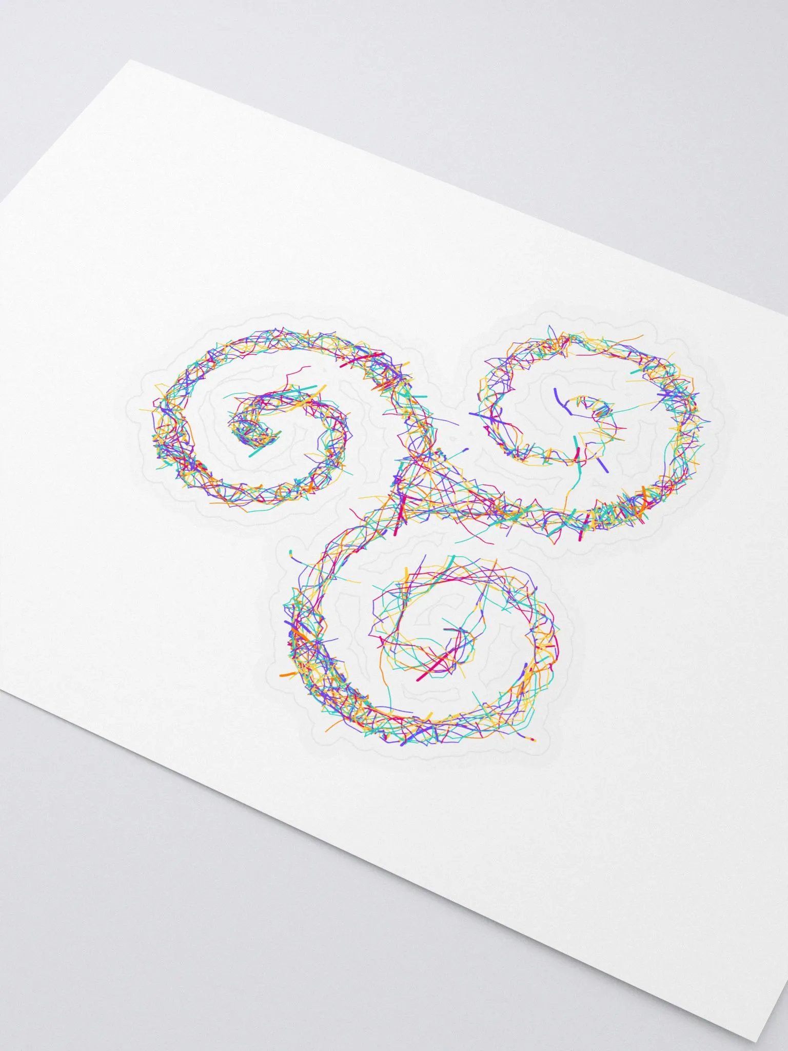 Mystic Swirls Kiss Cut Sticker Sheet product image (2)