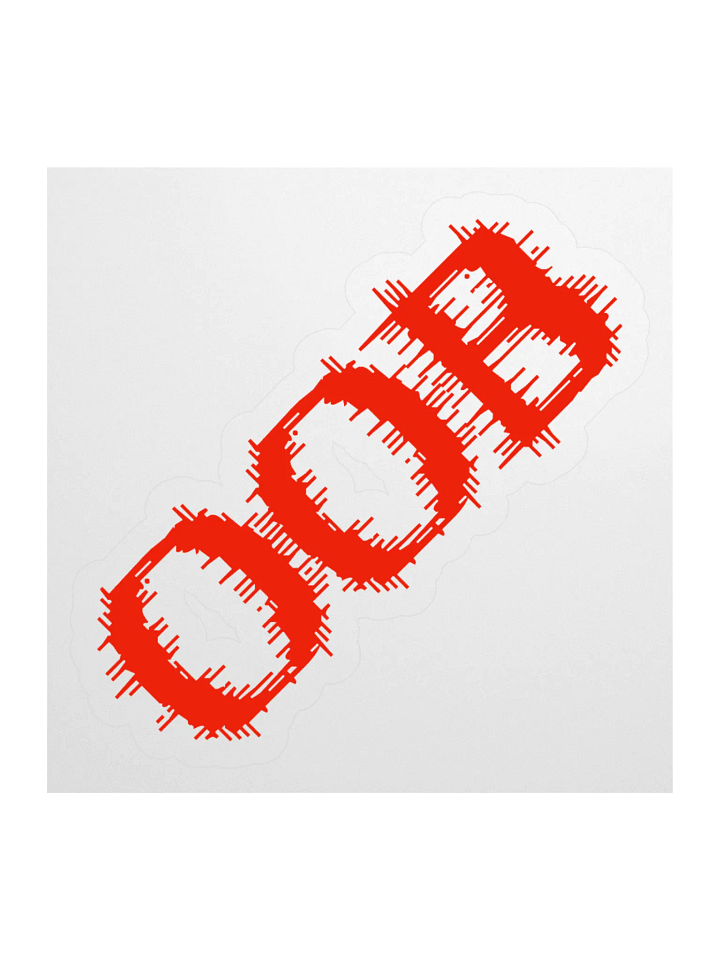 Out of bounds • Red alert Edition Sticker product image (1)