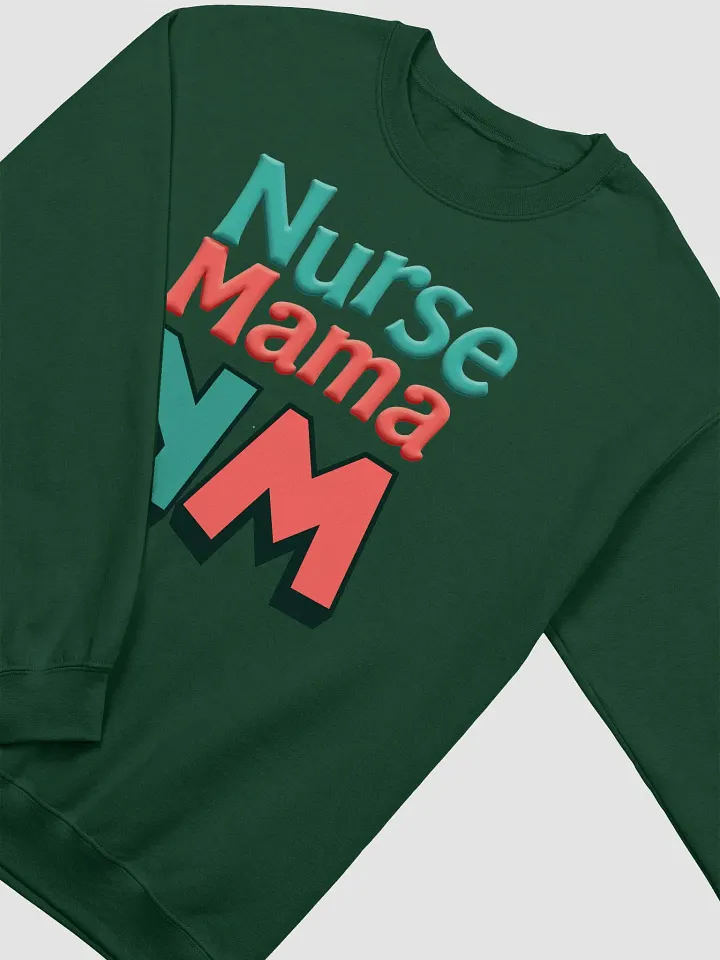 Nurse Mama NM Crewneck Sweatshirt product image (15)