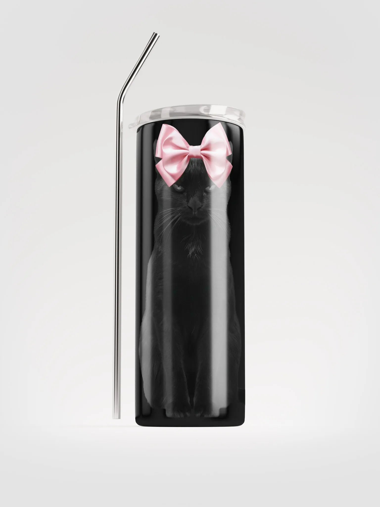 Midnight Whiskers Stainless Steel Tumbler product image (1)
