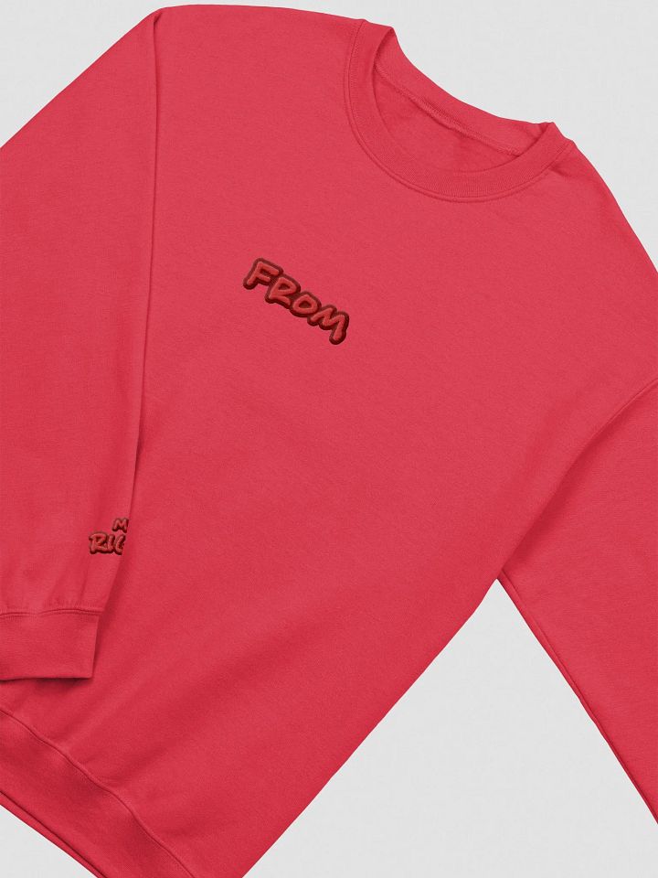 my left from my right embroidered crewneck (CHERRY DESIGN) product image (1)