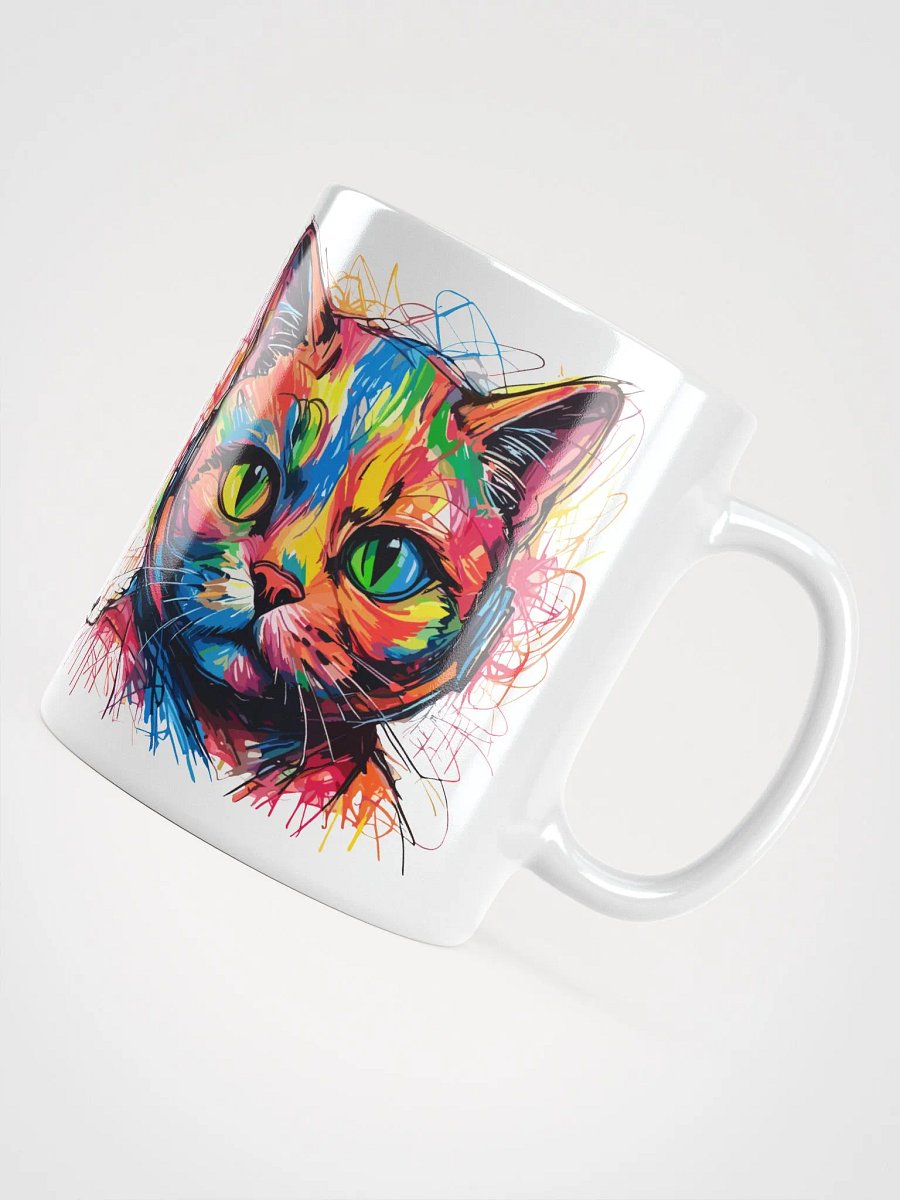 Graffiti Scribbles Cat 10 , Mug product image (8)