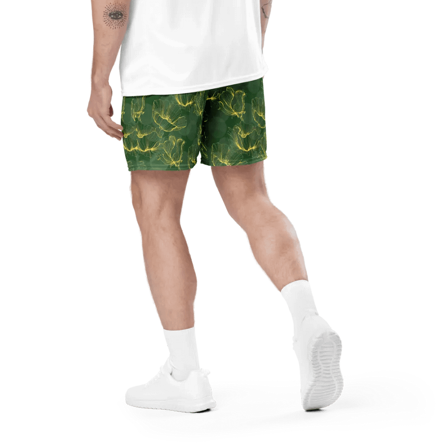 Golden Grove | Recycled Unisex Mesh Shorts product image (4)