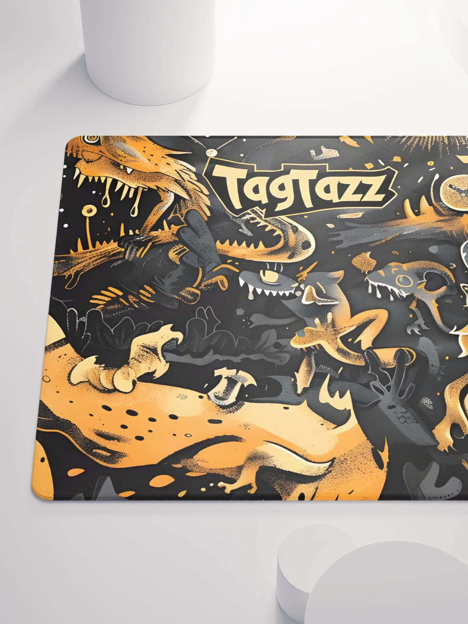 TagTazz Black & Gold Gaming Mousepad 1 product image (6)