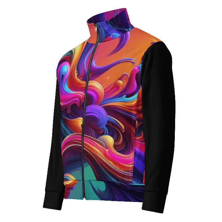 EcoWave Unisex Track Jacket | AI Design product image (1)