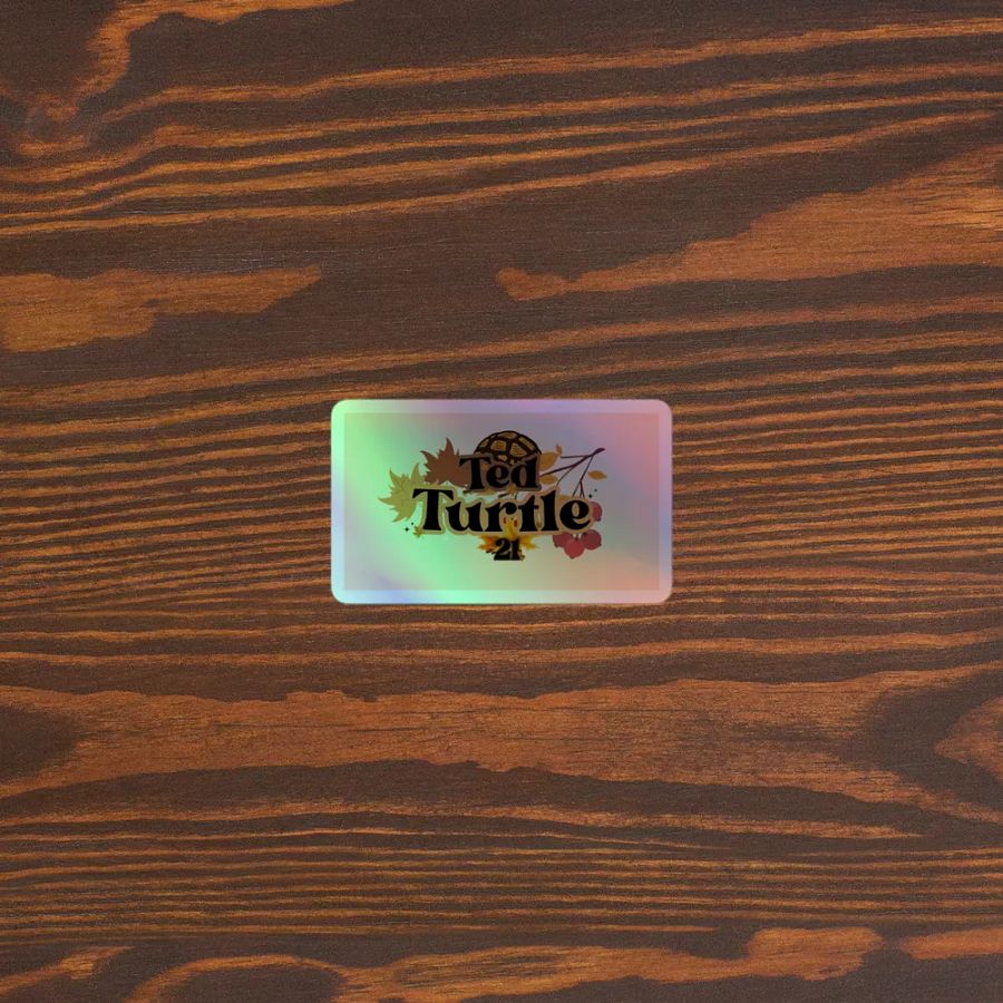 Official Ted Turtle Logo Sticker! product image (3)