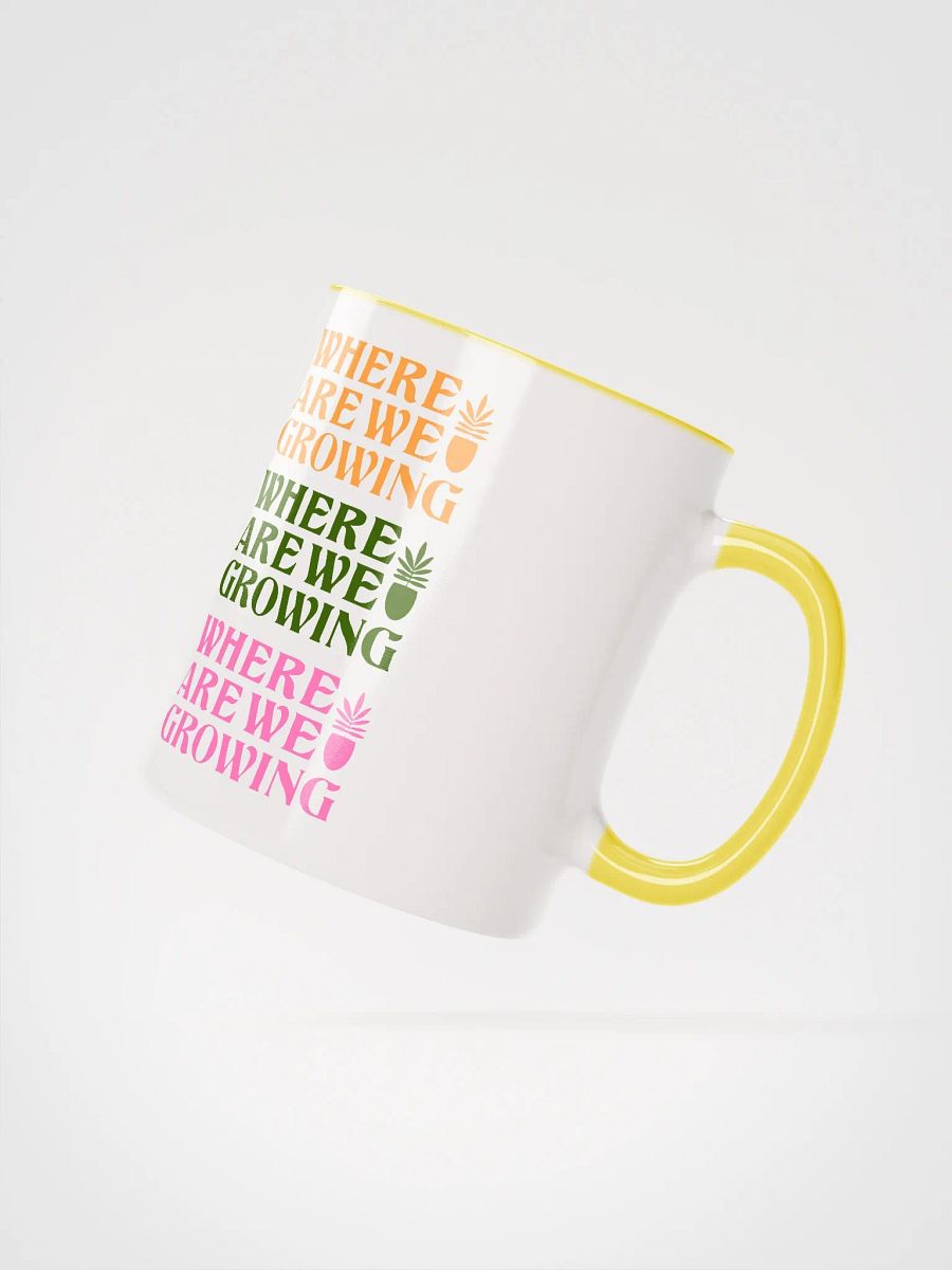 Where Are We Growing Repeating Pattern Mug product image (3)
