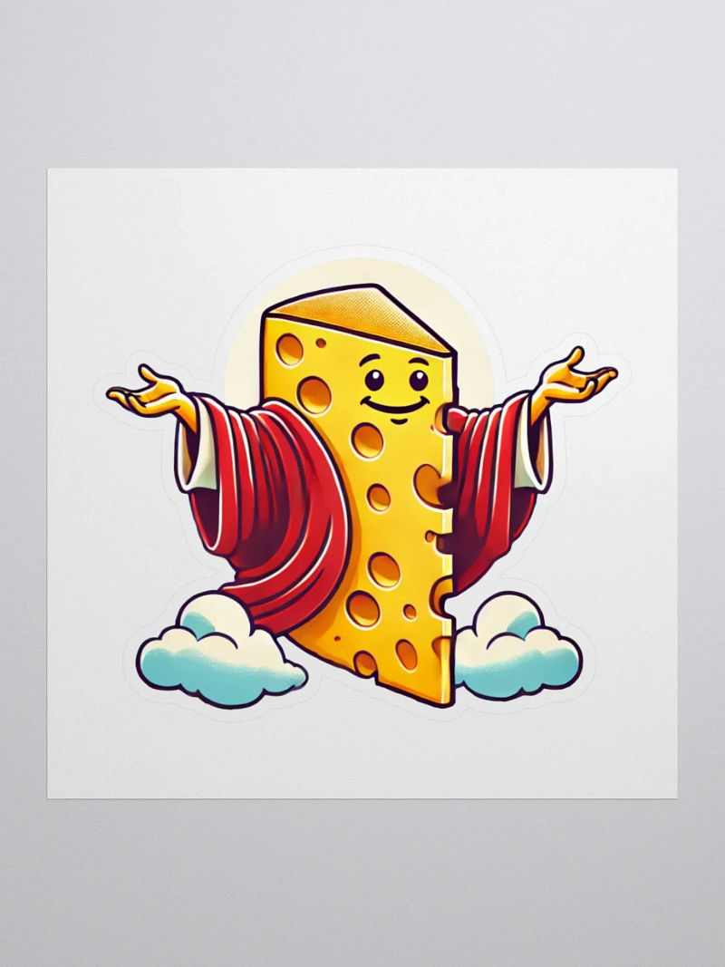 Cheese God Sticker - AKA 