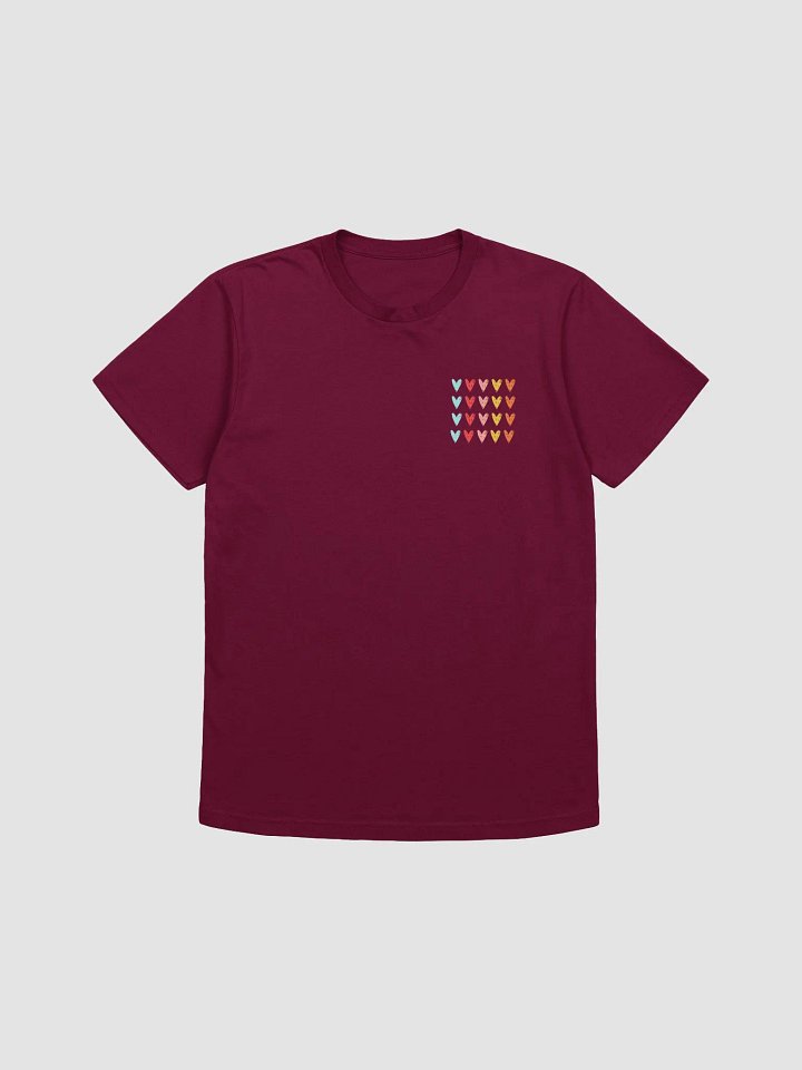 colourful hearts printed t-shirt product image (9)