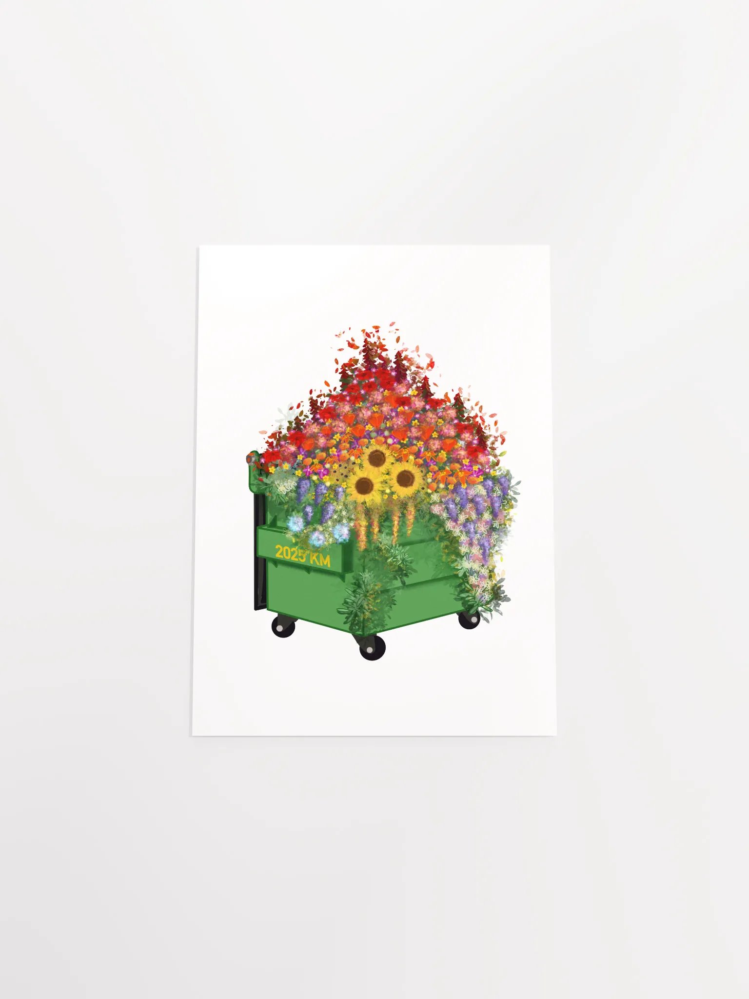 Dumpster Garden Print (no text) product image (27)