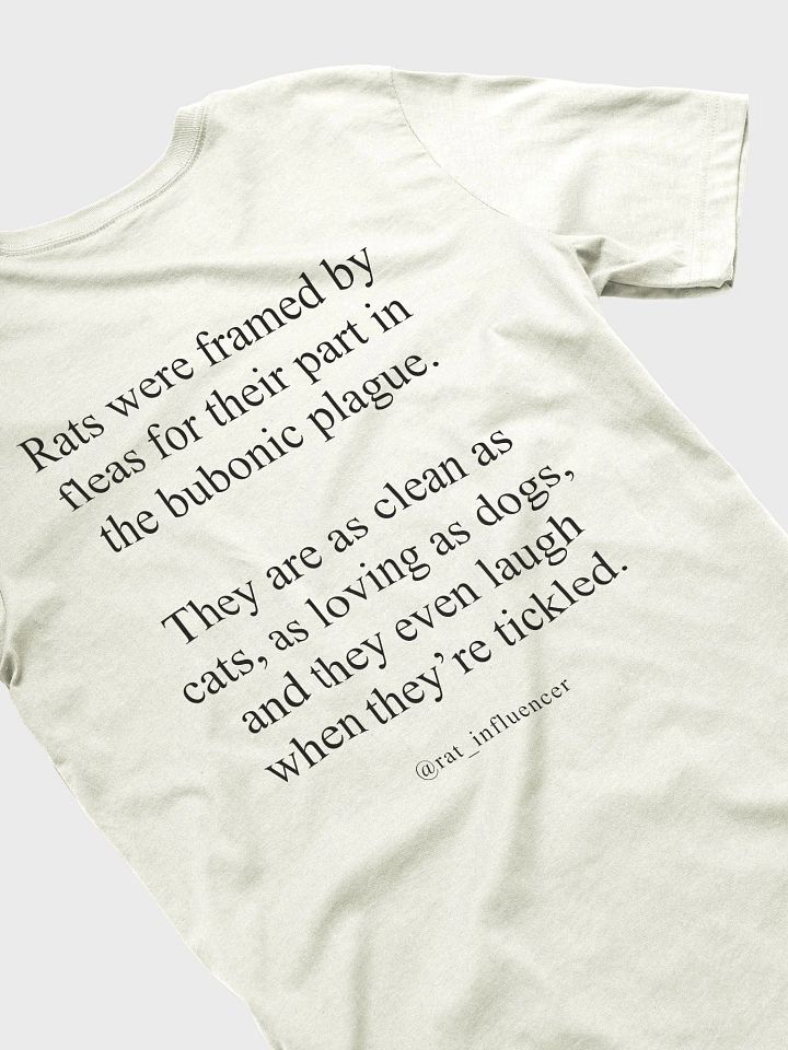 Rat Facts T-Shirt (Light) product image (1)