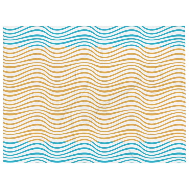Sand And Waves Pattern Design Throw Blanket product image (1)