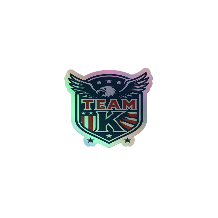 Team K USA HOLOGRAPHIC" STICKERS product image (1)