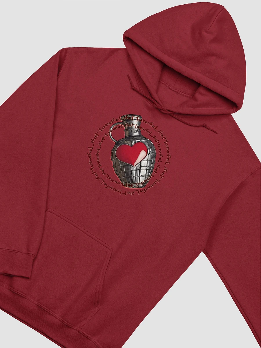 Hotwife Life Bottle of Love Heart Grenade Back classic hoodie product image (28)