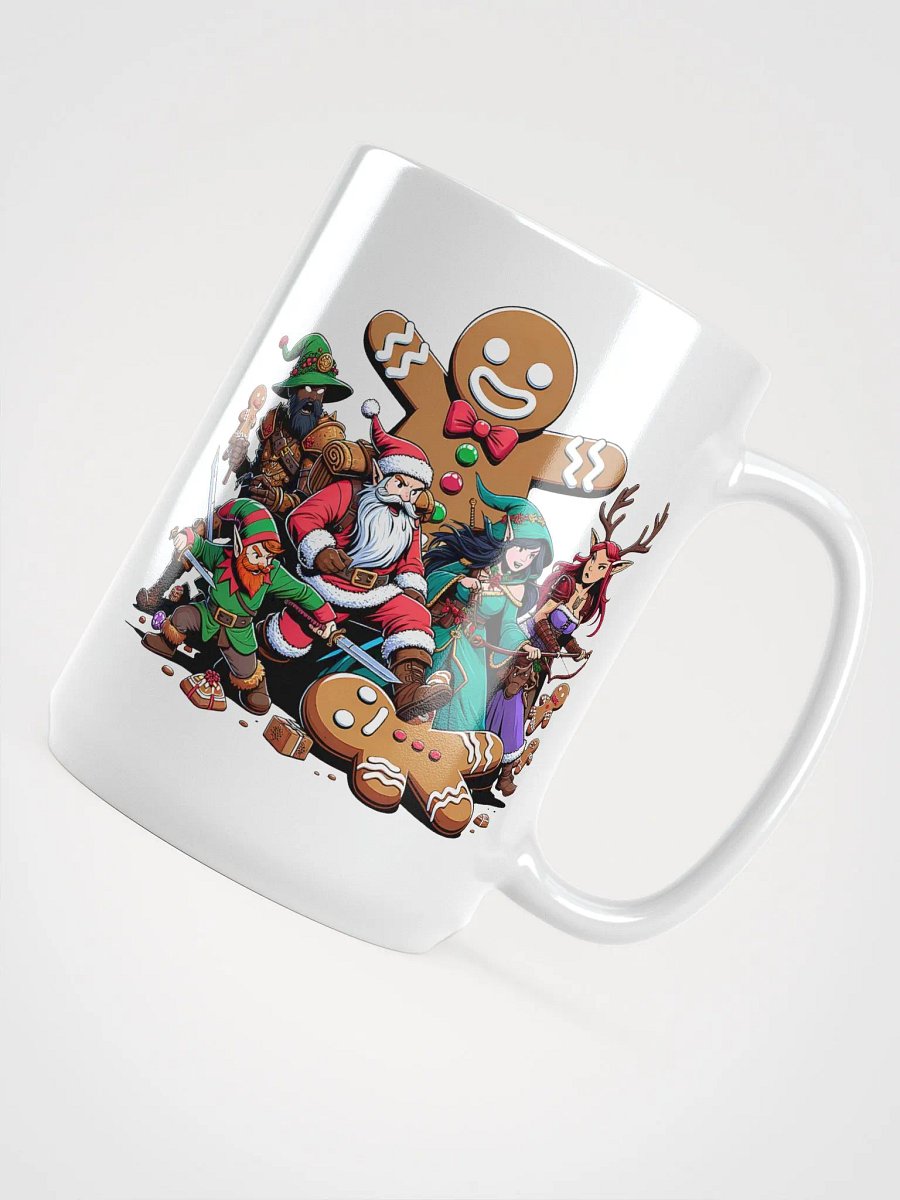 Gingerbread Battle RPG Mug – Festive Fantasy Clash product image (5)