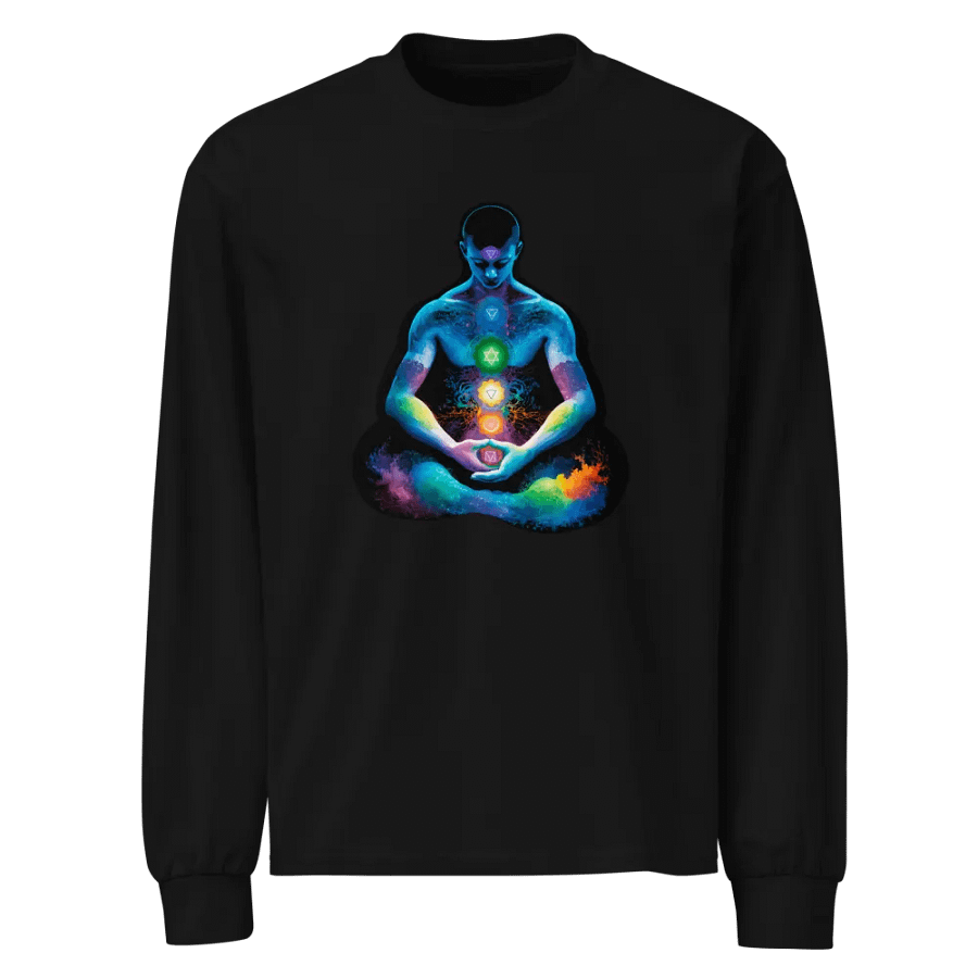 [Meditation] - Unisex Premium Heavyweight Long Sleeve Shirt product image (1)