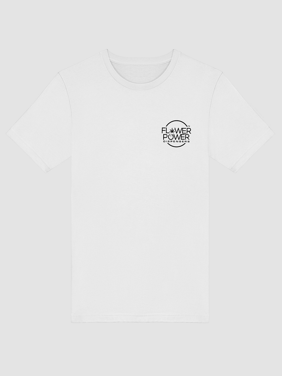 Flower Power Logo Tee (With Back Print) (White) product image (5)