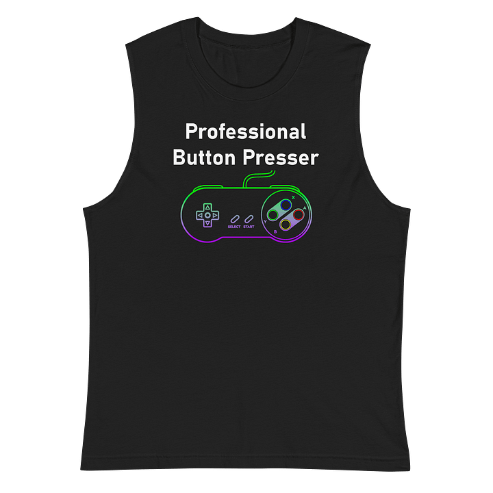 Professional Button Presser Muscle Tank product image (2)