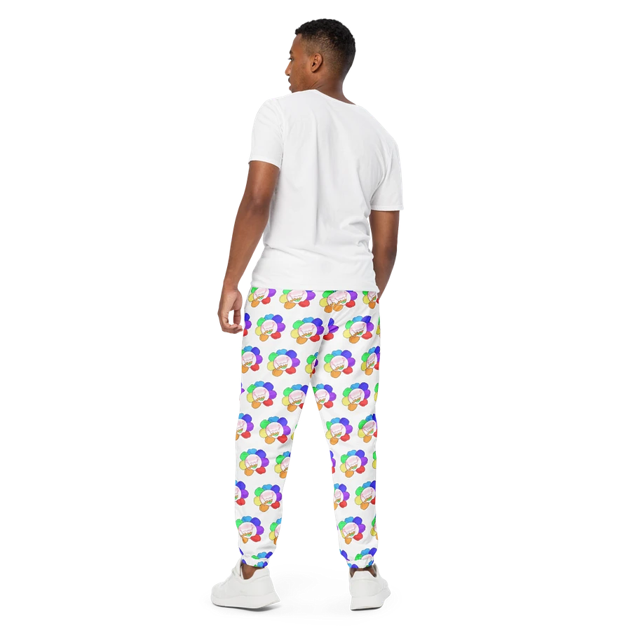 White Flower Unisex Track Pants product image (3)