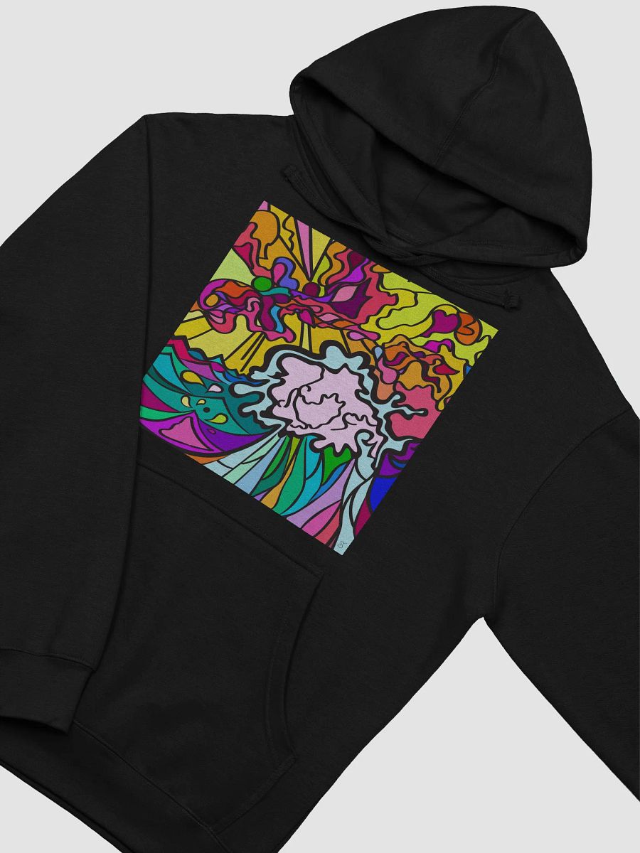 Ethereal Swirls Midweight Hoodie - Wave at Sunset product image (4)