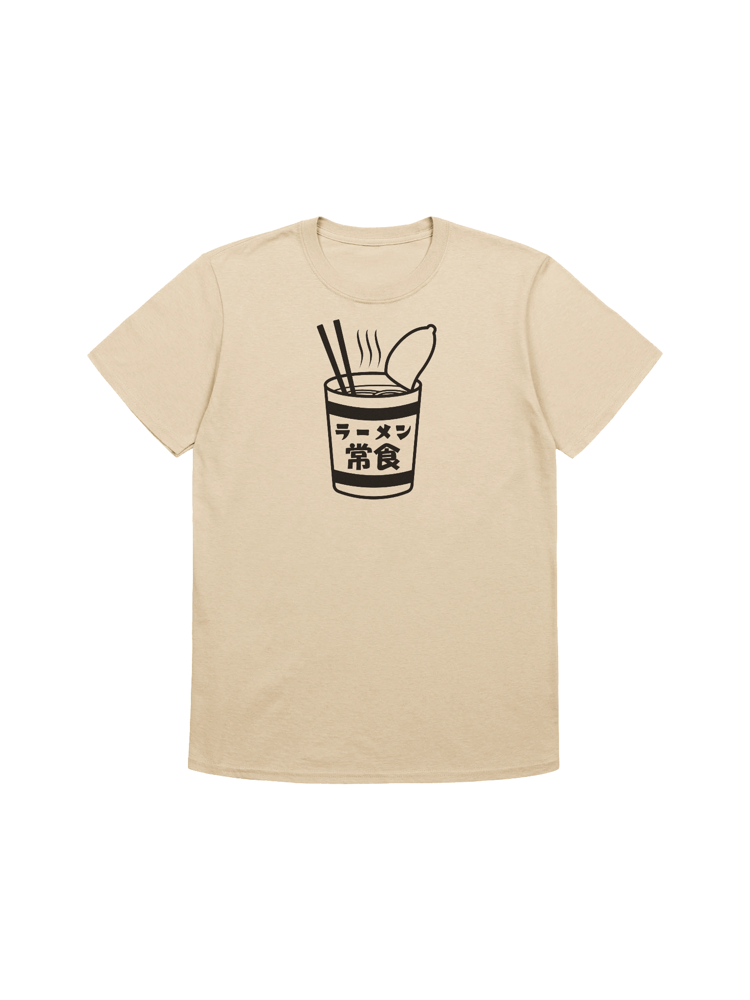 Ramen, Daily Food (Black Print) - Unisex Adult Super Soft Lightweight T-shirt product image (2)