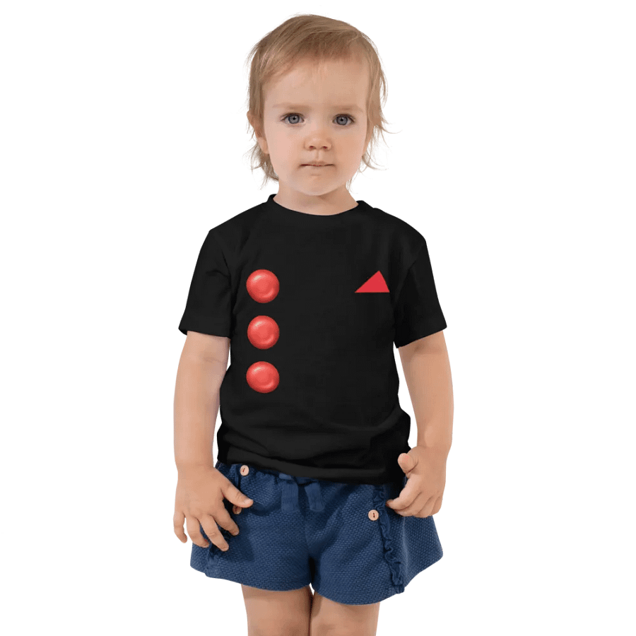 Red Button and Hankie Toddler T-Shirt product image (1)