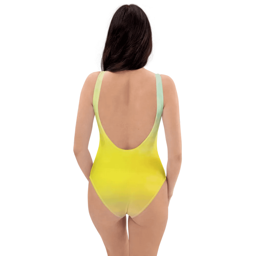 Blur Cloud Rainbow Design one piece Swimsuit - V9 product image (1)