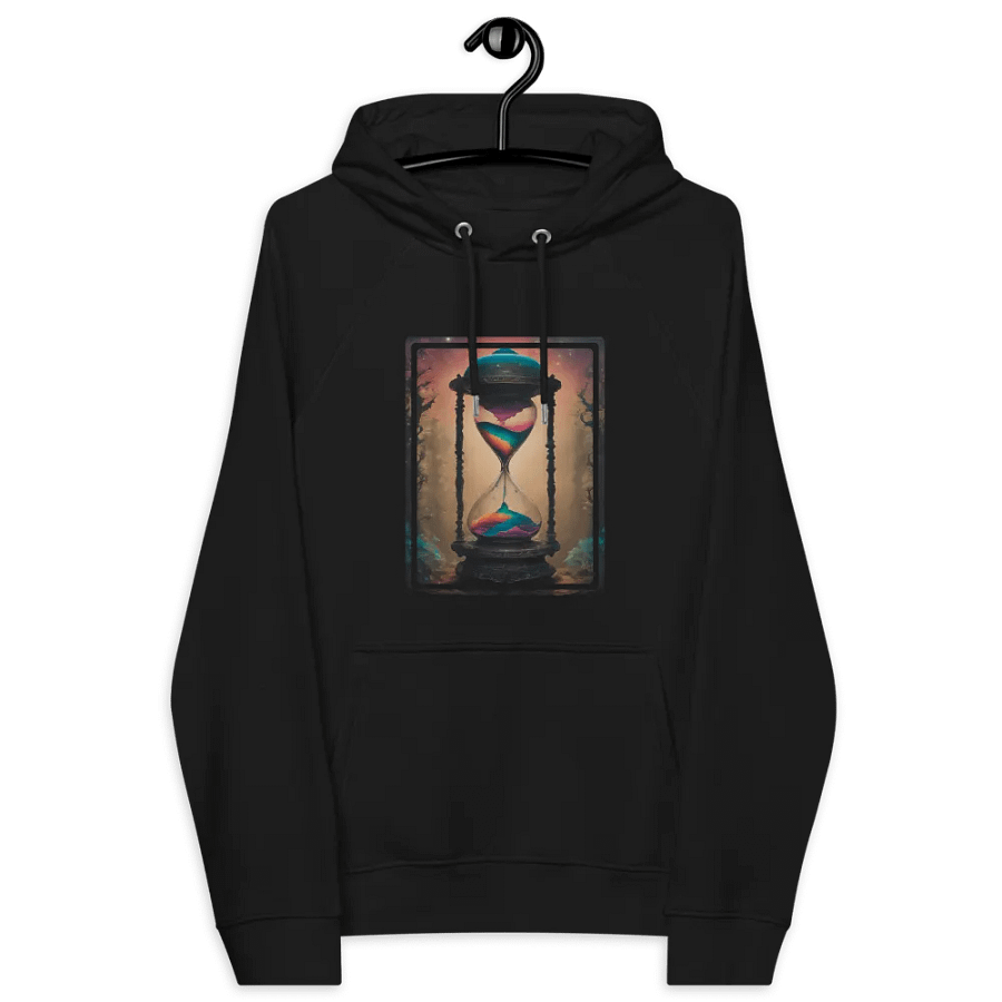[Memento Mori] Unisex Eco Raglan Hoodie product image (10)