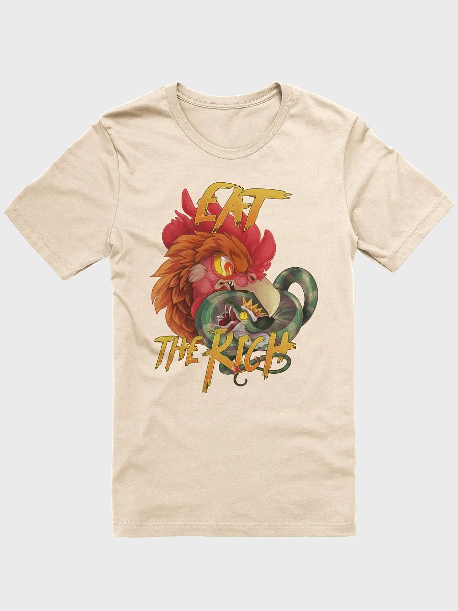 EAT THE RICH | Front print T-shirt [ PRINT ON DEMAND ] product image (1)