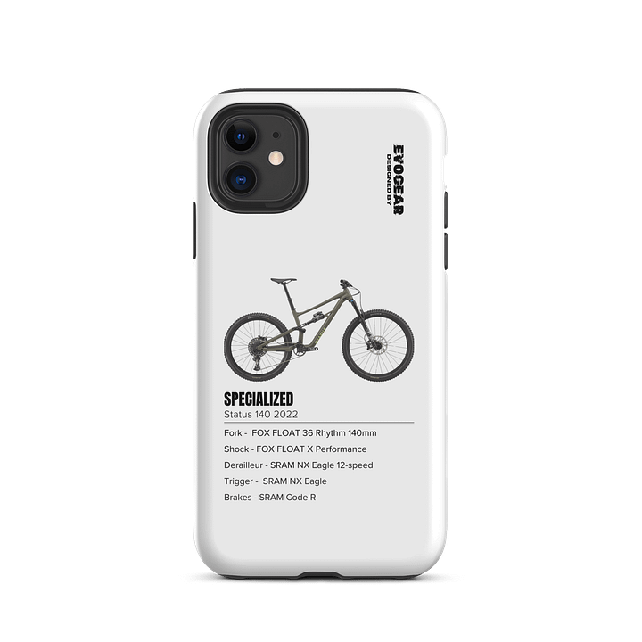 White Specialized Status 140 2022 iPhone Case product image (47)