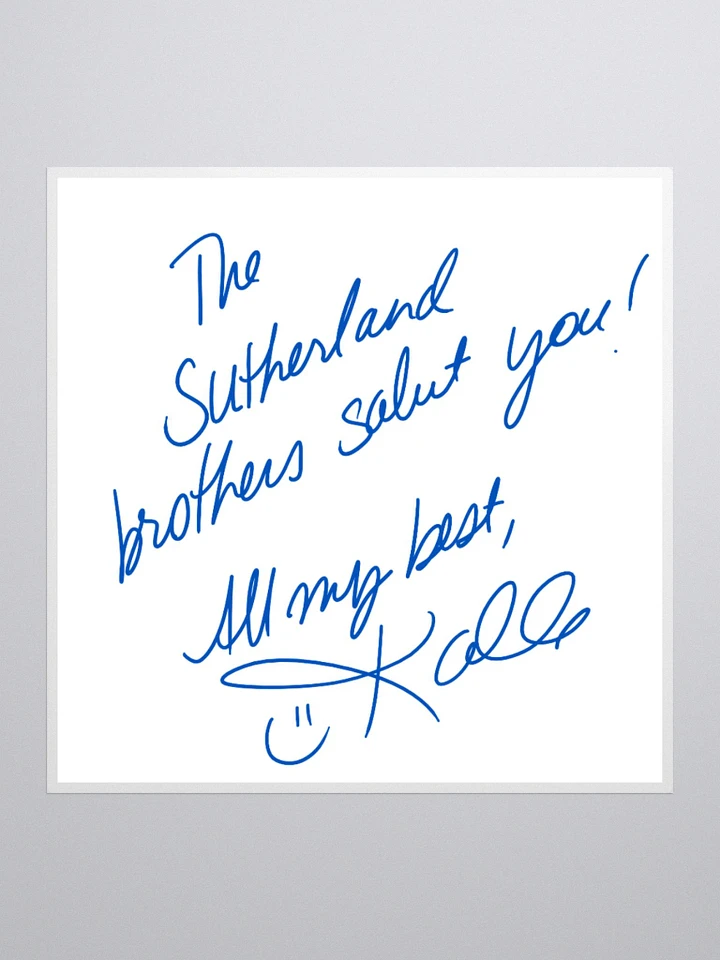 Digitally Signed Sutherland Bookplate Sticker product image (1)