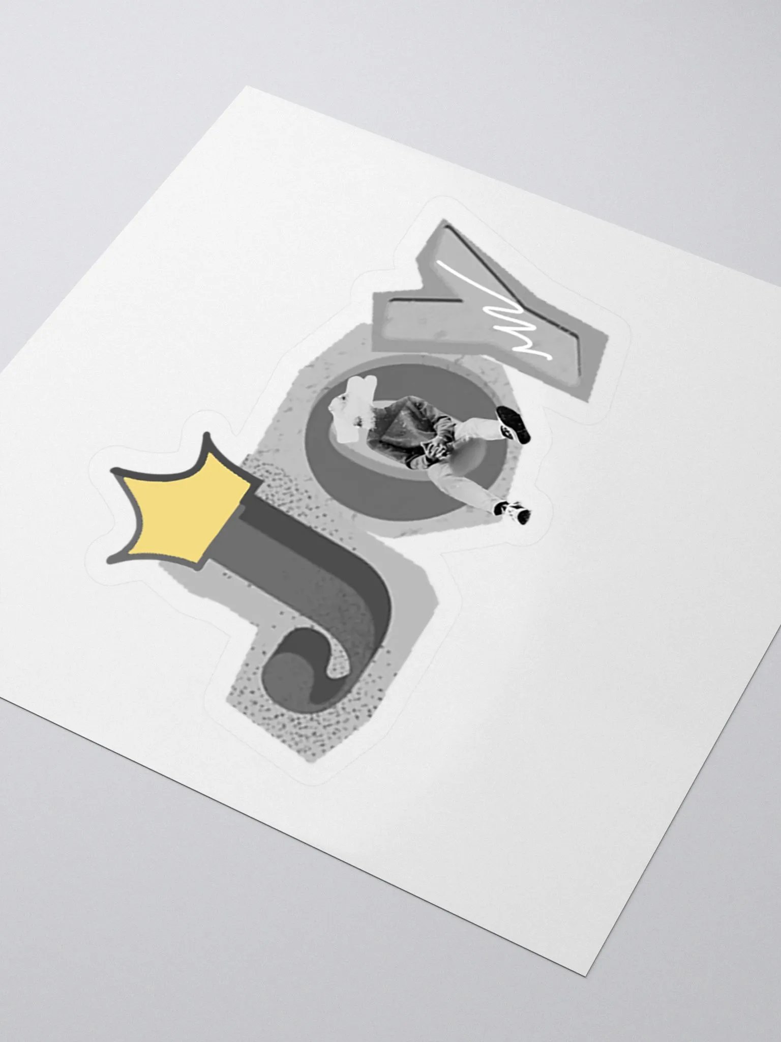 JOY Monochrome Kiss Cut Stickers product image (3)