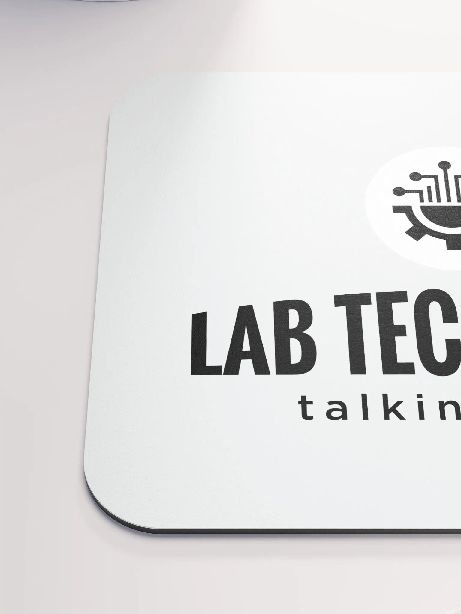 Lab Tech Show Mouse Pad Black & White product image (6)