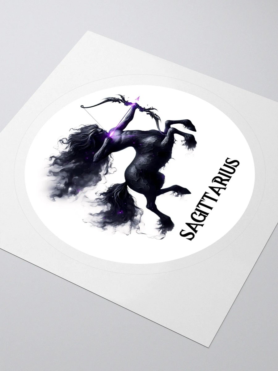 Mythical Sagittarius Zodiac Round Sticker product image (7)