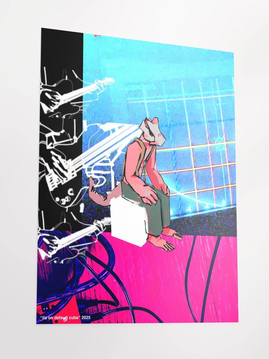 "ila on default cube" 2025 (poster) product image (3)