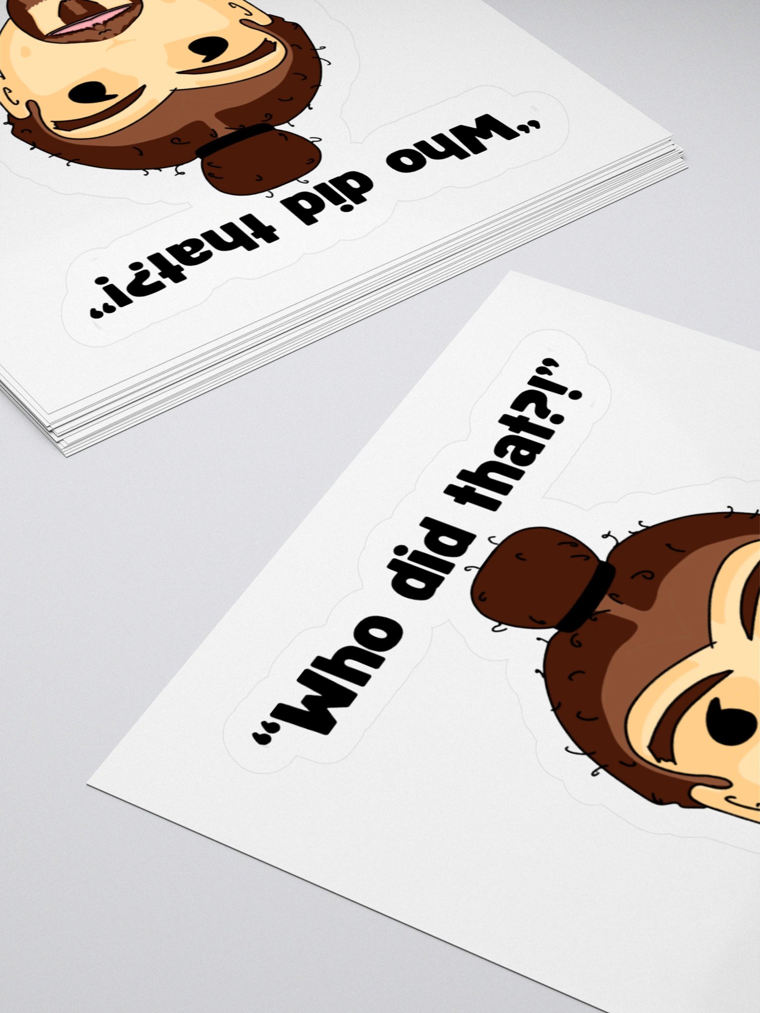 Who did that? WookRook Chibi Sticker product image (4)